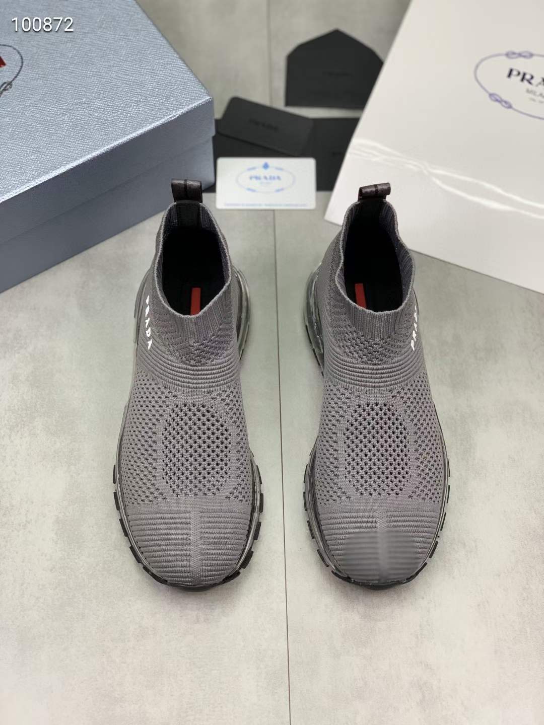 Men P*rada Top Sneakers