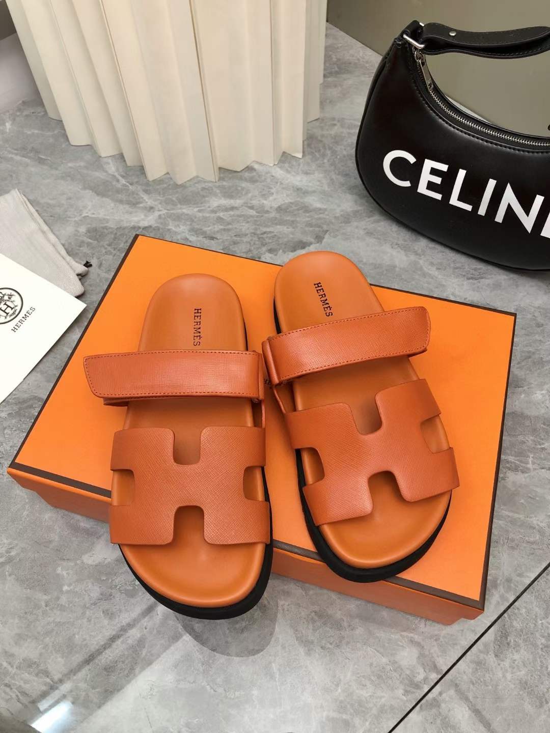 Men Women H*ermes Top Sandals