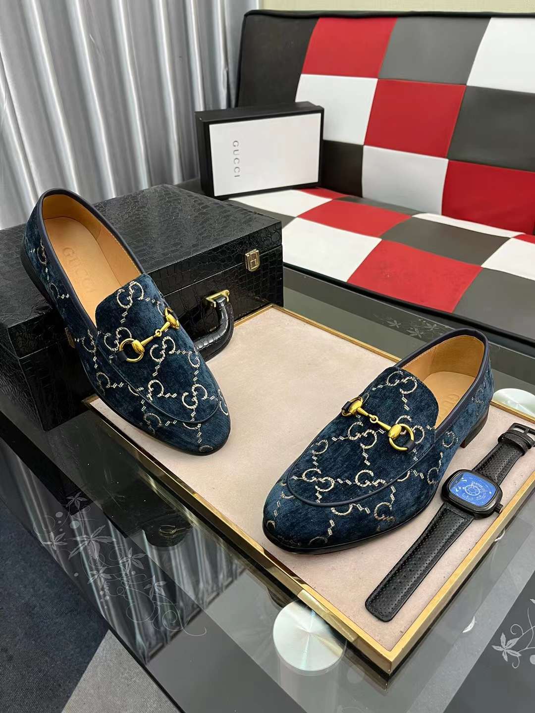 Men G*ucci Top Sneaker