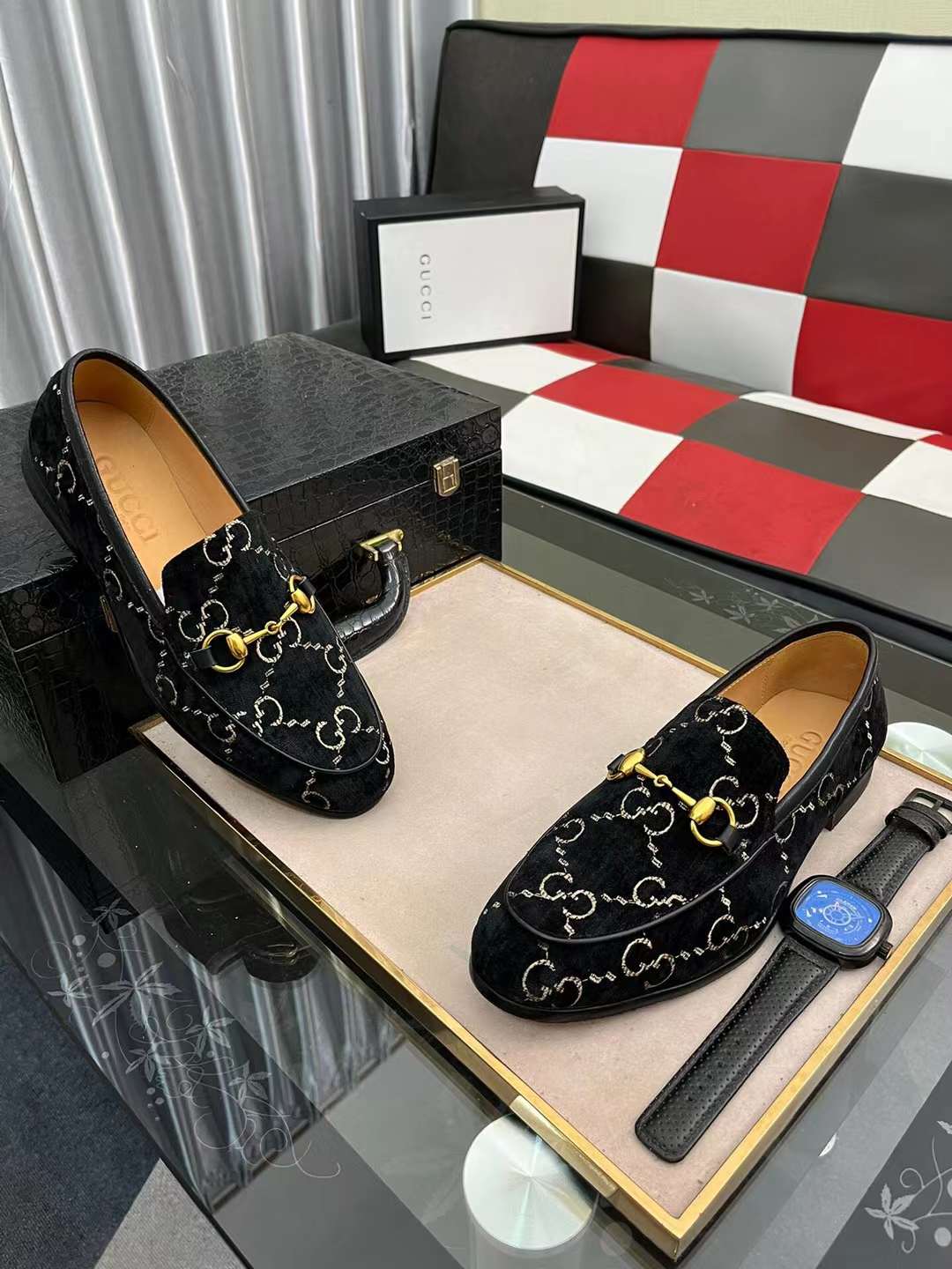 Men G*ucci Top Sneaker