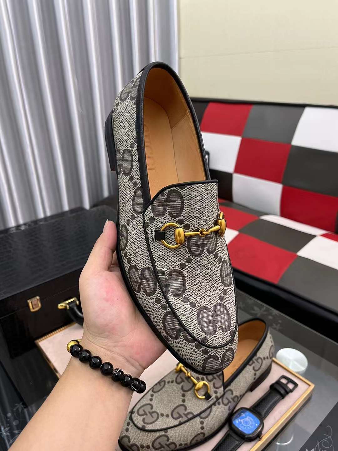 Men G*ucci Top Sneaker