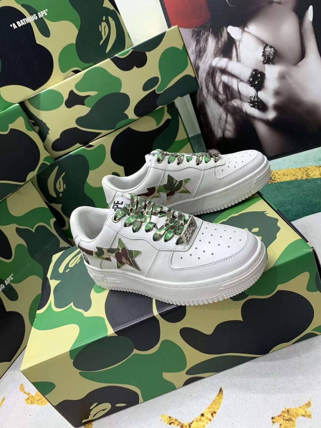 Men Women B*ape Top Sneaker