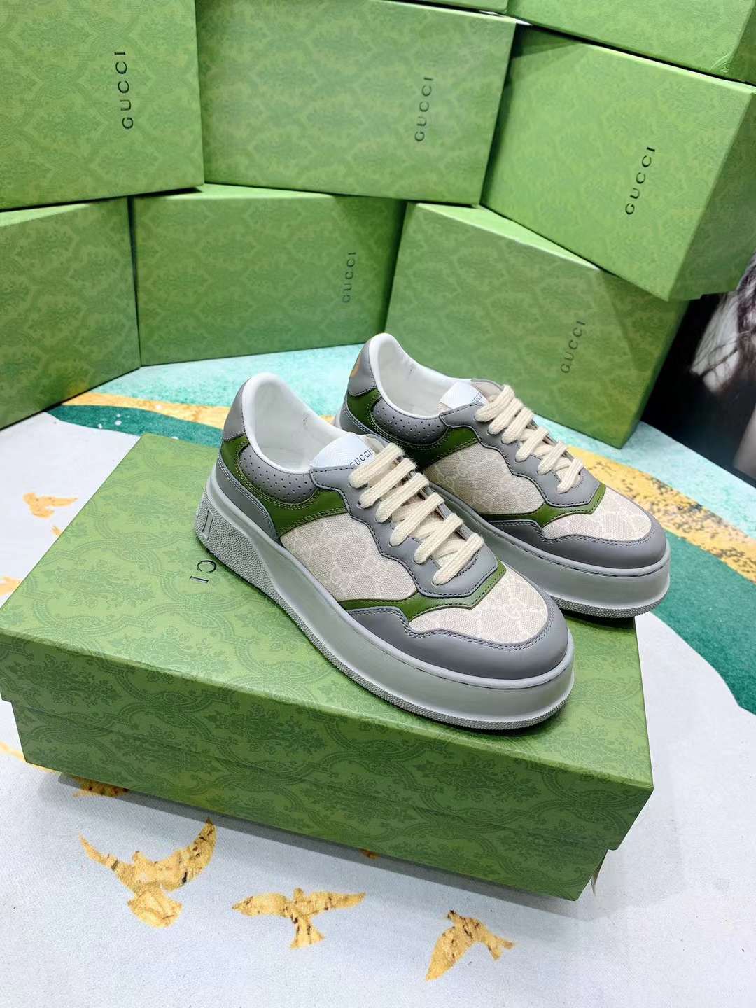 Men Women G*ucci Top Sneaker