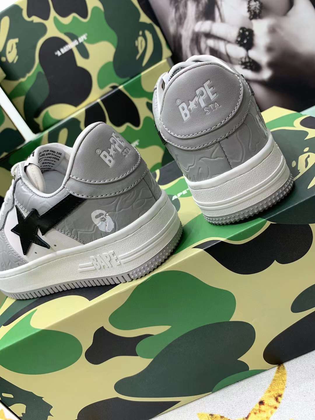 Men Women B*ape sta low Top Sneaker