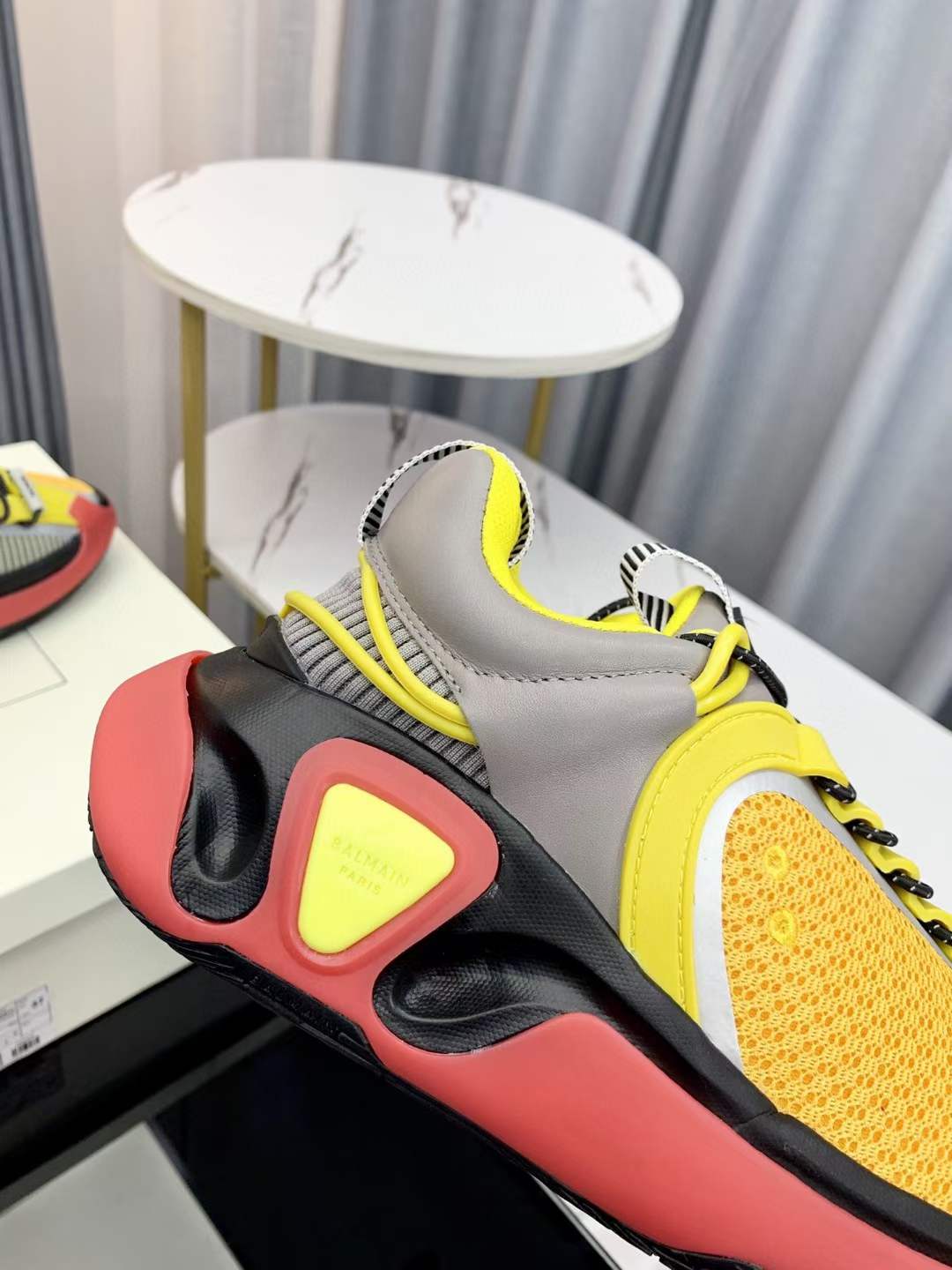 Men Women B*almain Top Sneakers