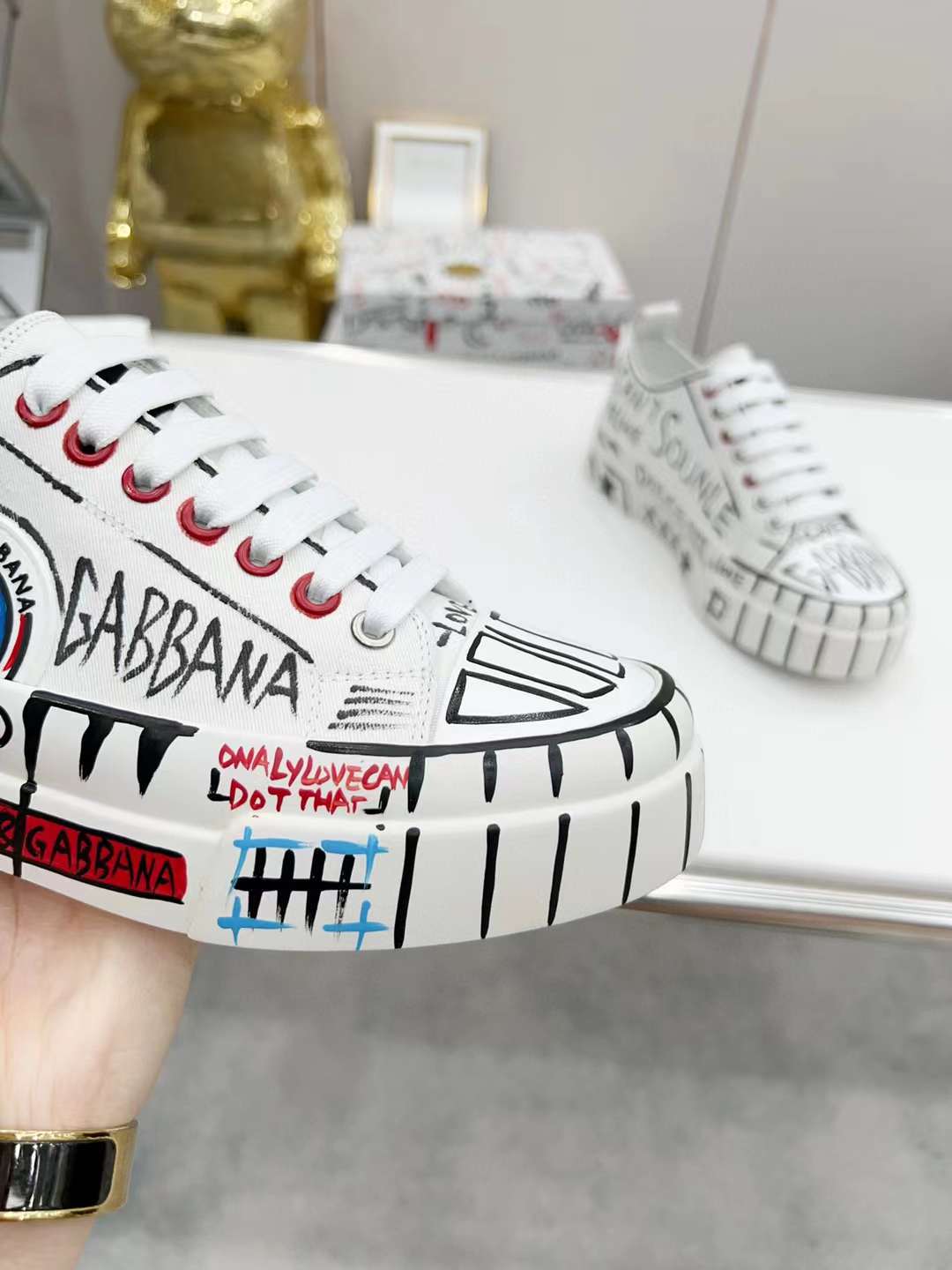 Men Women D*G Top Sneakers