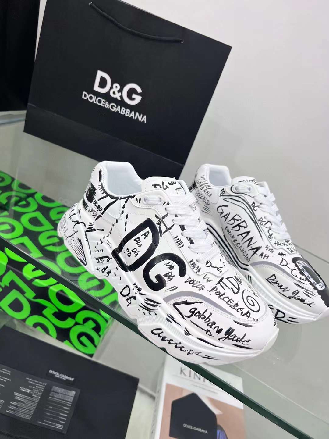 Men Women D*G Top Sneakers