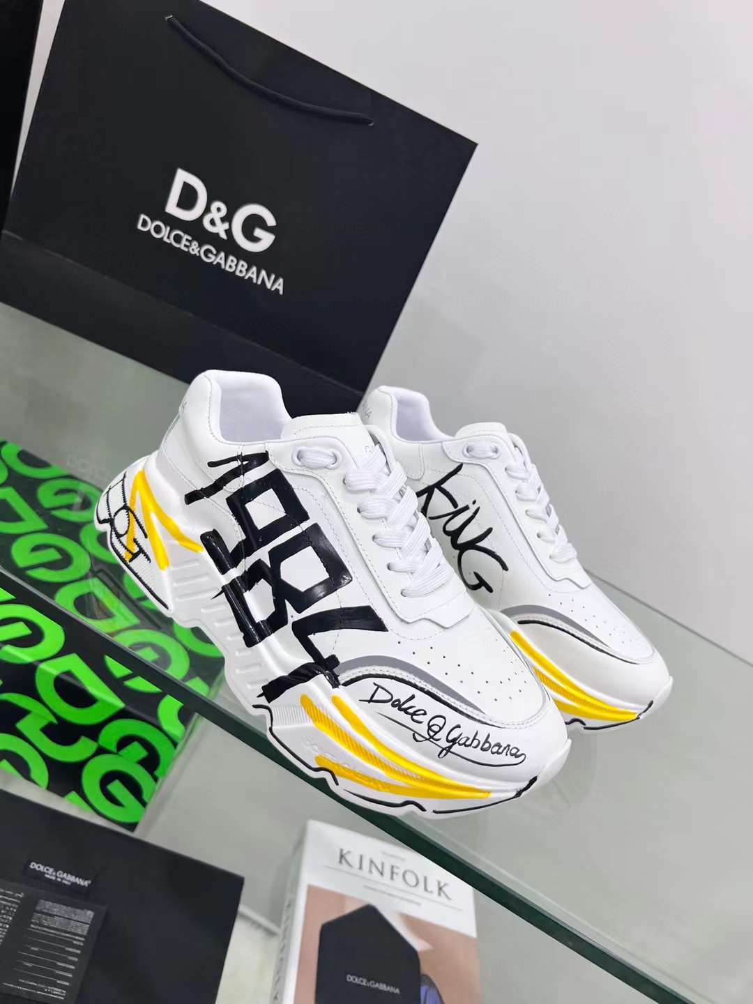 Men Women D*G Top Sneakers