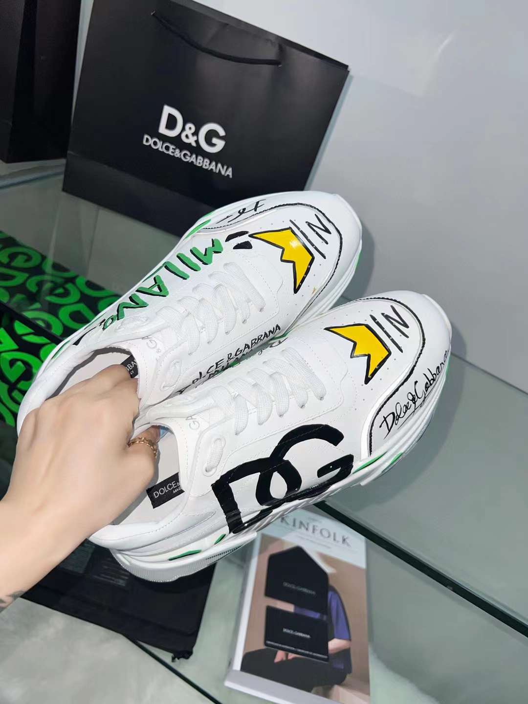 Men Women D*G Top Sneakers
