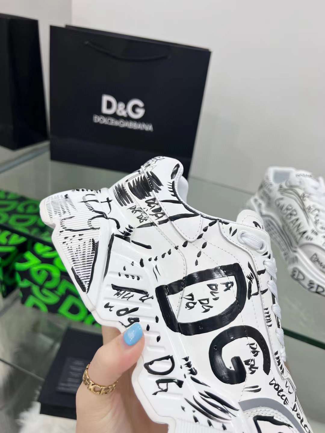 Men Women D*G Top Sneakers