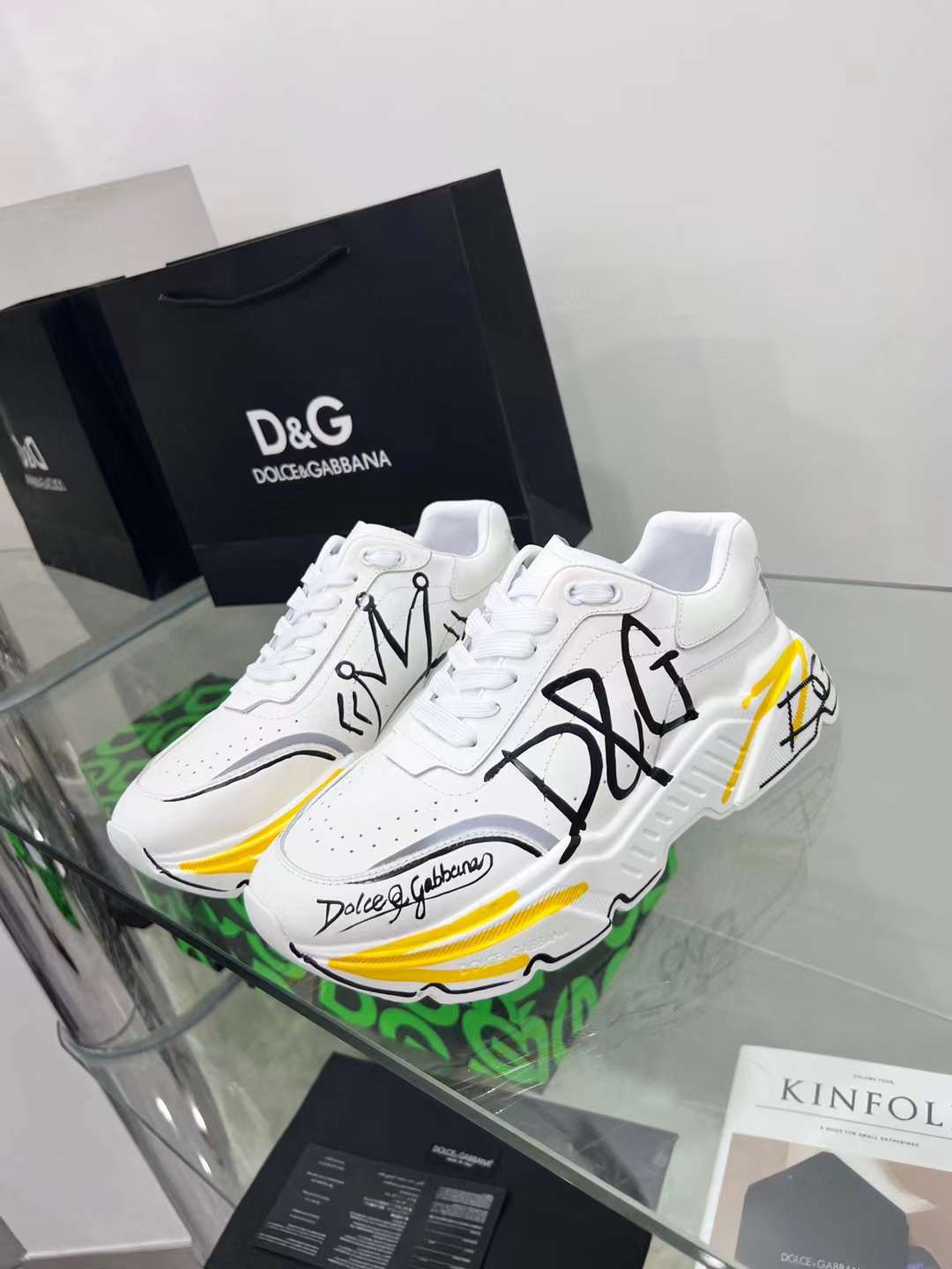 Men Women D*G Top Sneakers