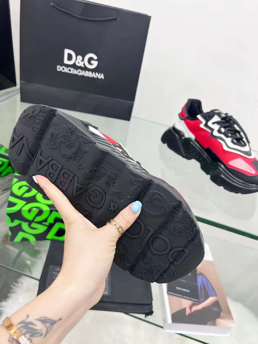 Men Women D*G Top Sneakers