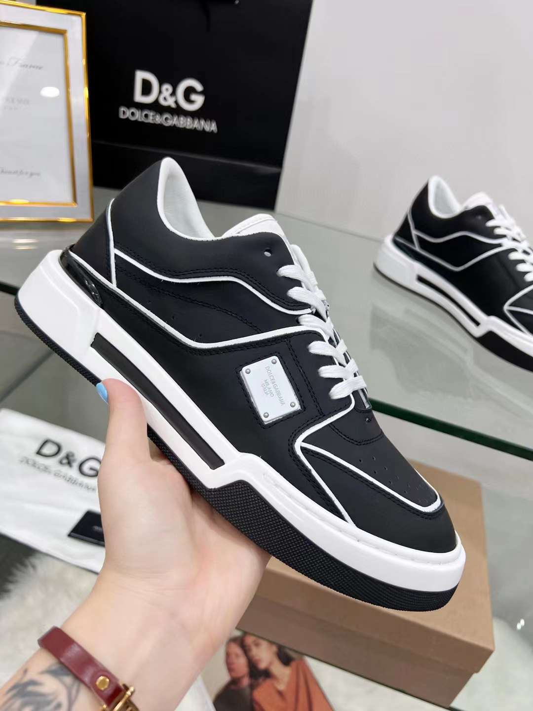 Men Women D*G Top Sneakers