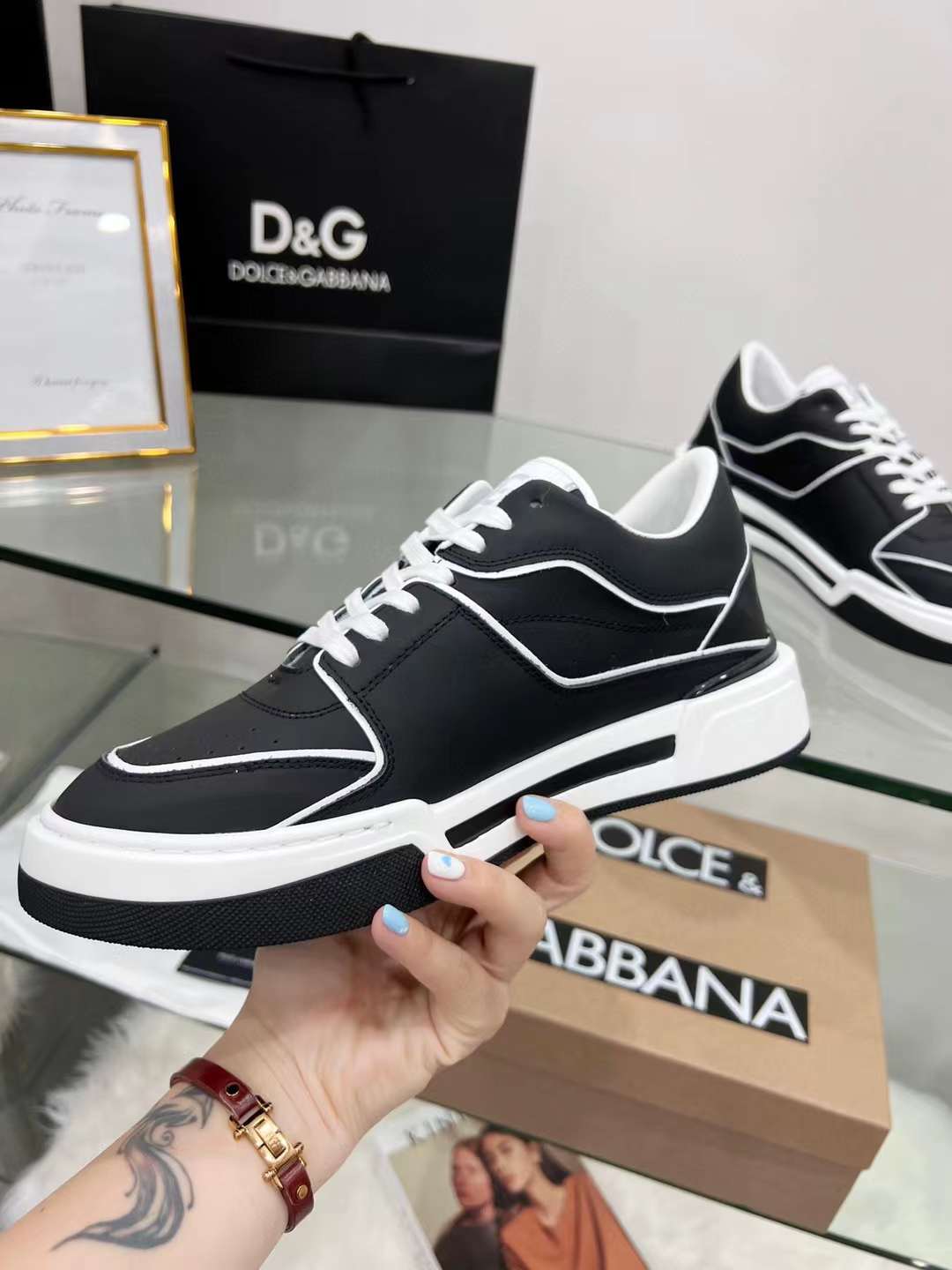 Men Women D*G Top Sneakers