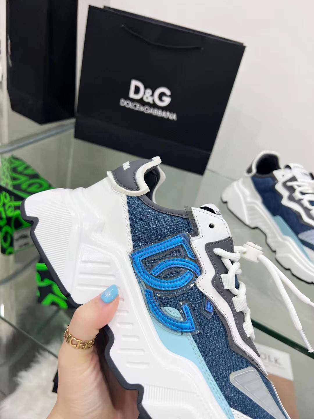 Men Women D*G Top Sneakers