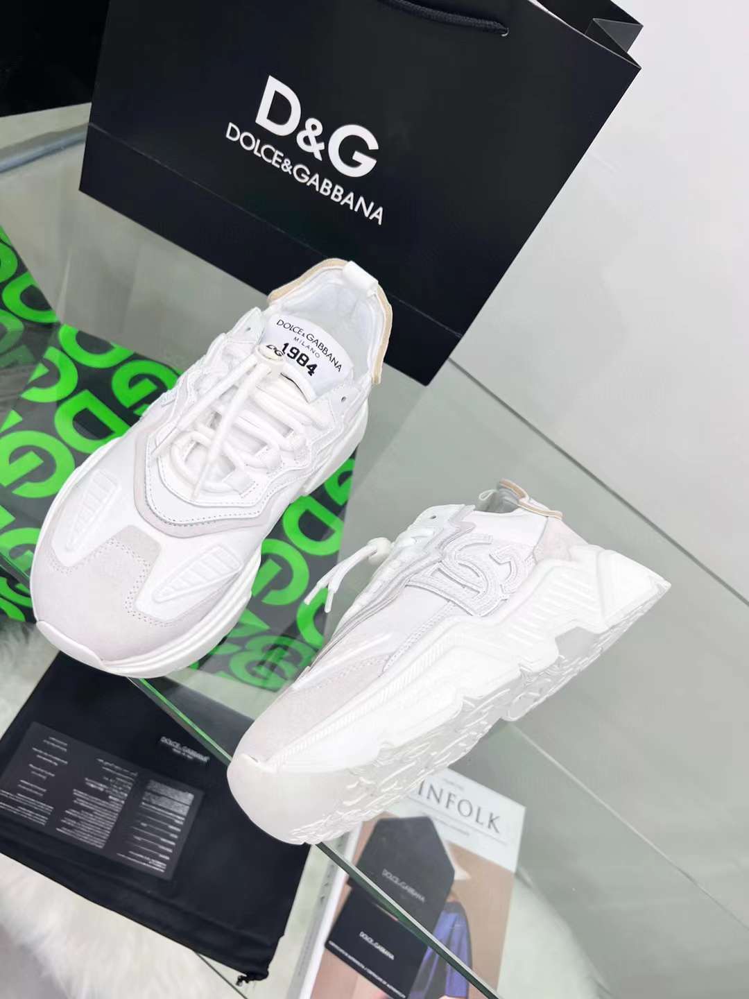 Men Women D*G Top Sneakers