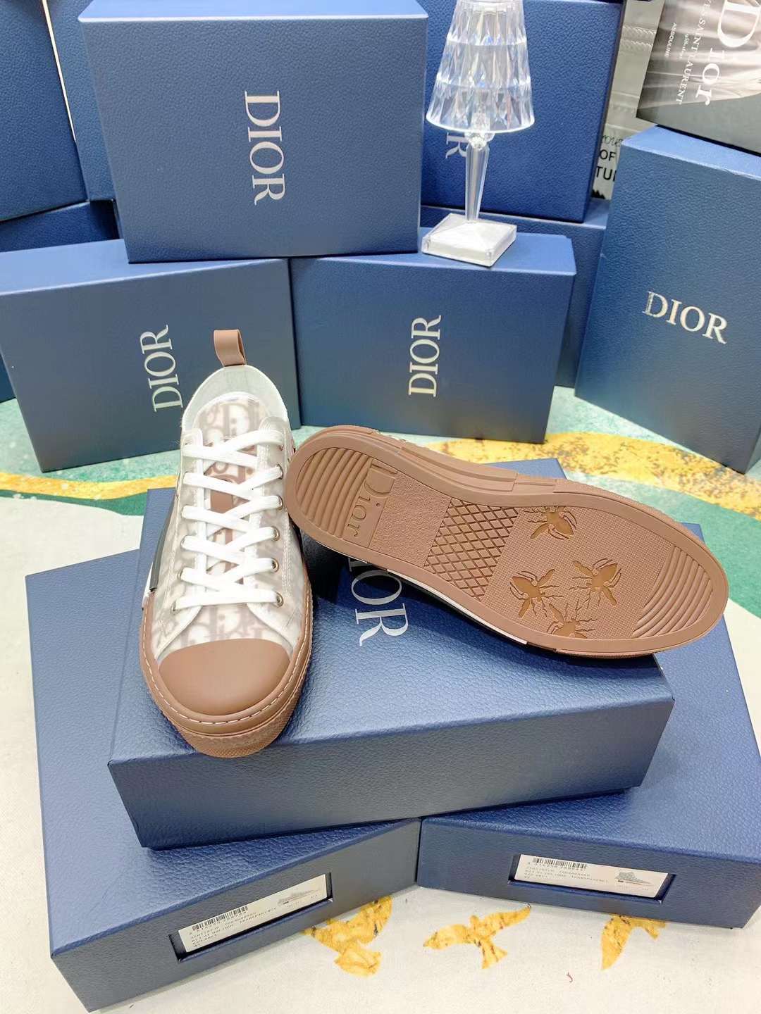 Men Women D*ior Top Sneakers （）