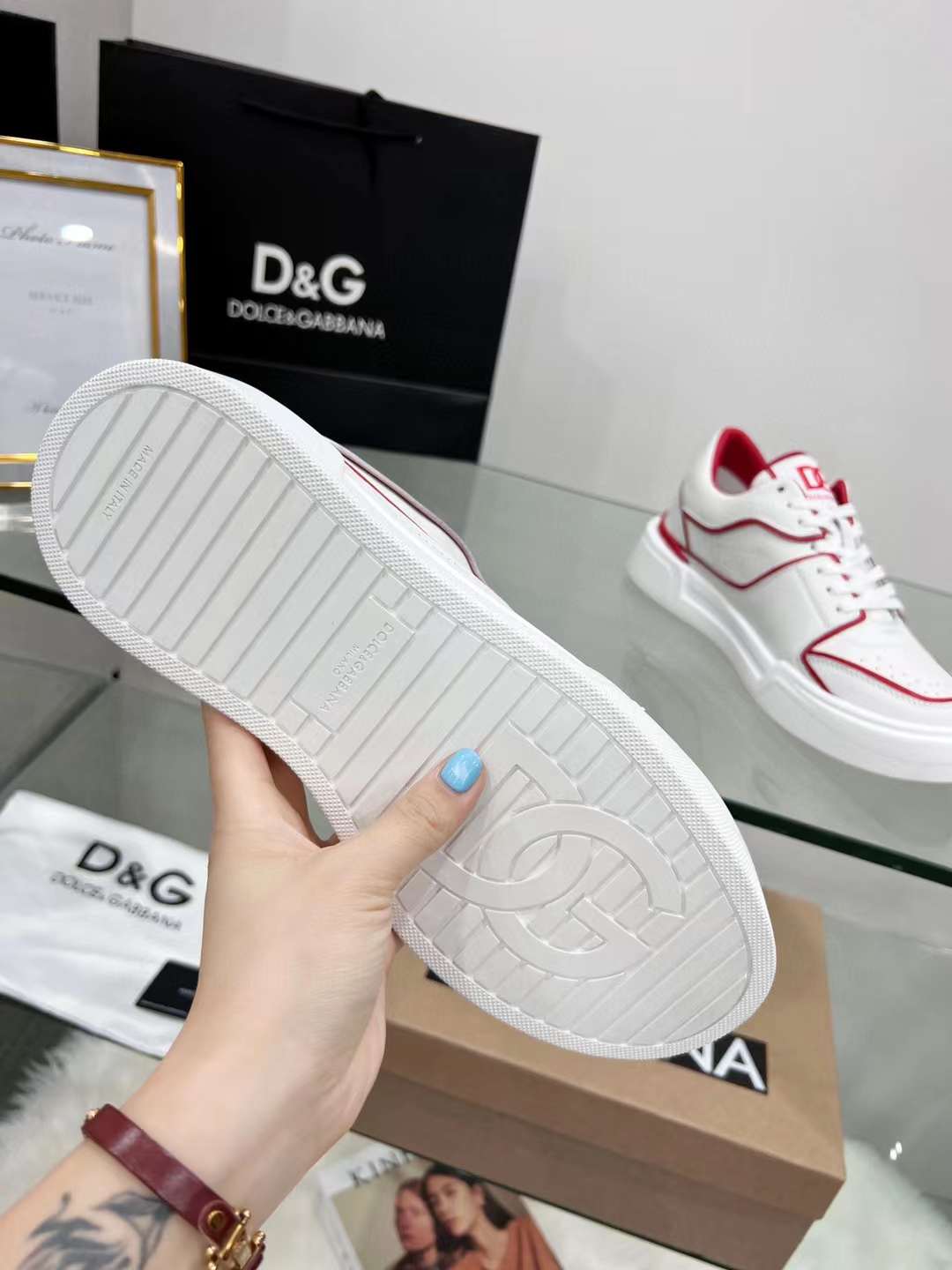 Men Women D*G Top Sneakers