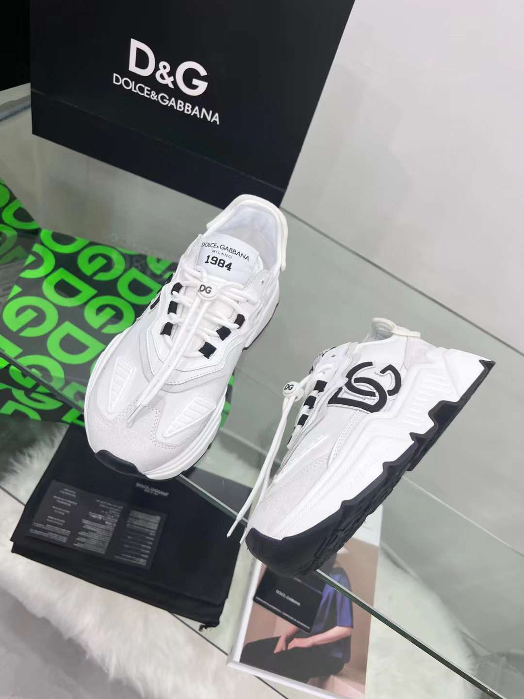 Men Women D*G Top Sneakers