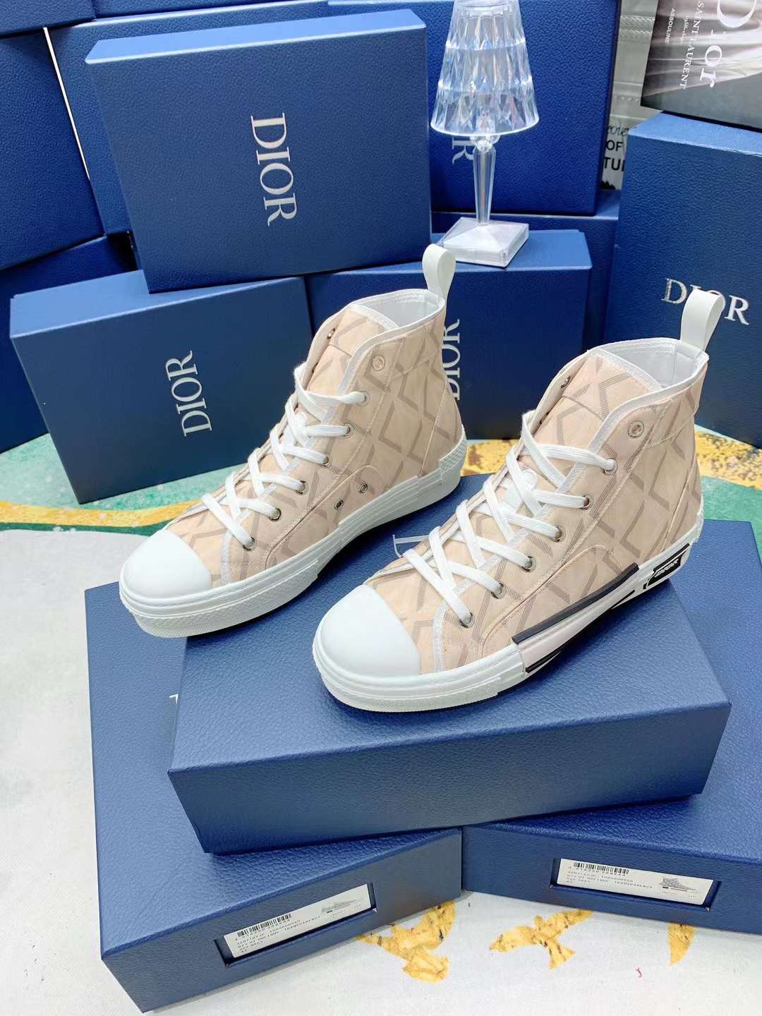 Men Women D*ior Top Sneakers ()