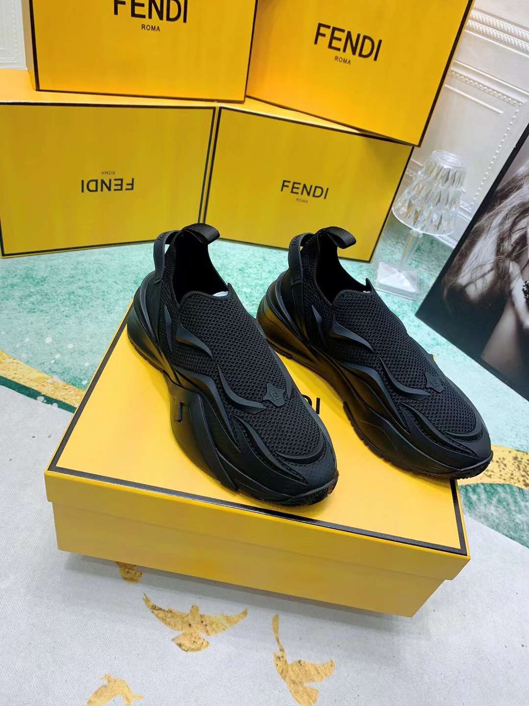 Men Women F*endi Top Sneaker οΌ οΌ