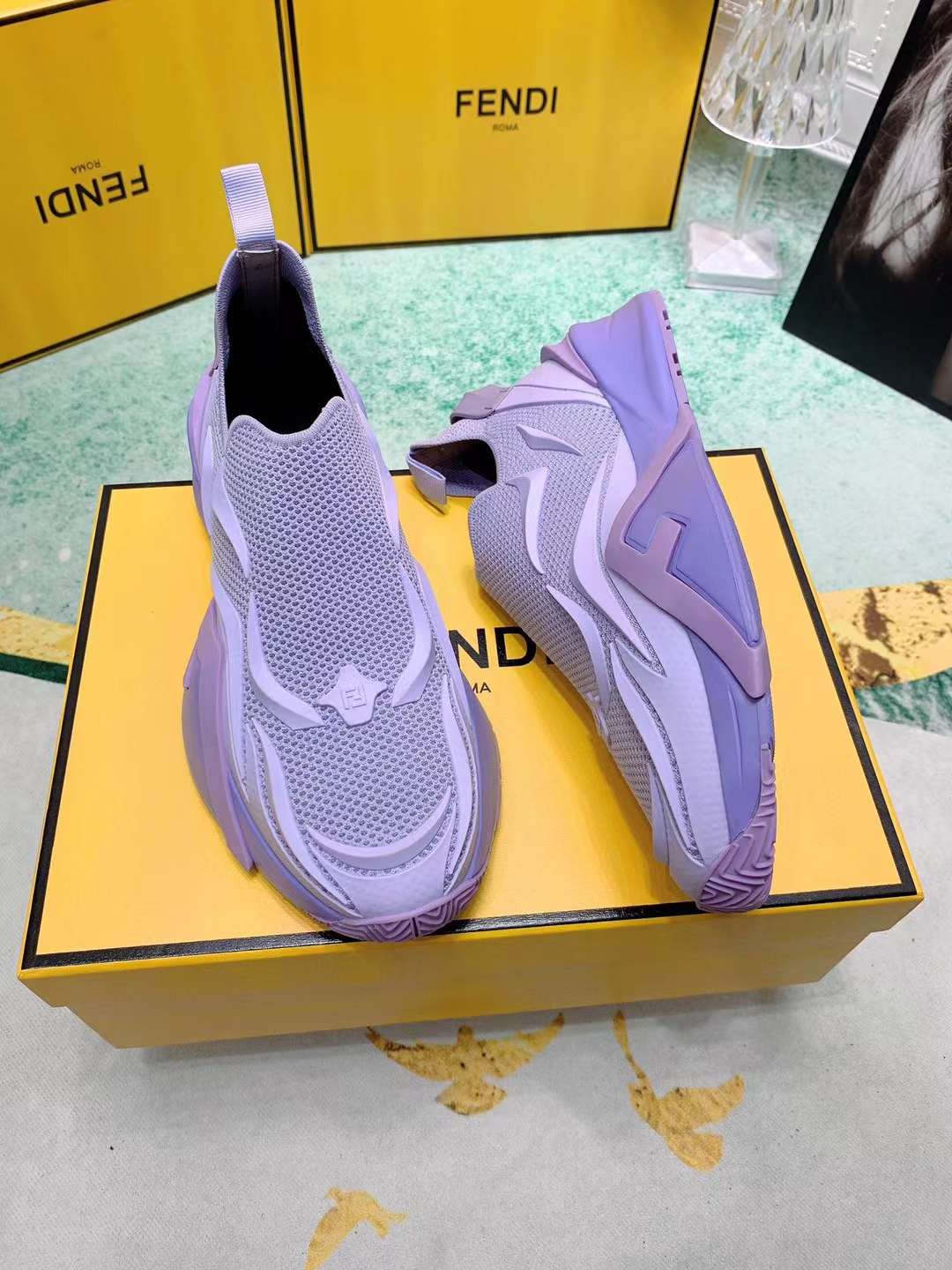 Men Women F*endi Top Sneaker ( )