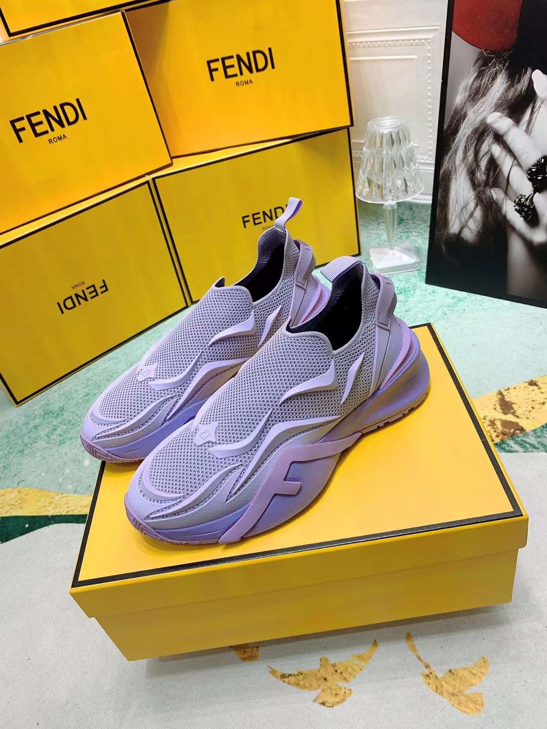 Men Women F*endi Top Sneaker ( )