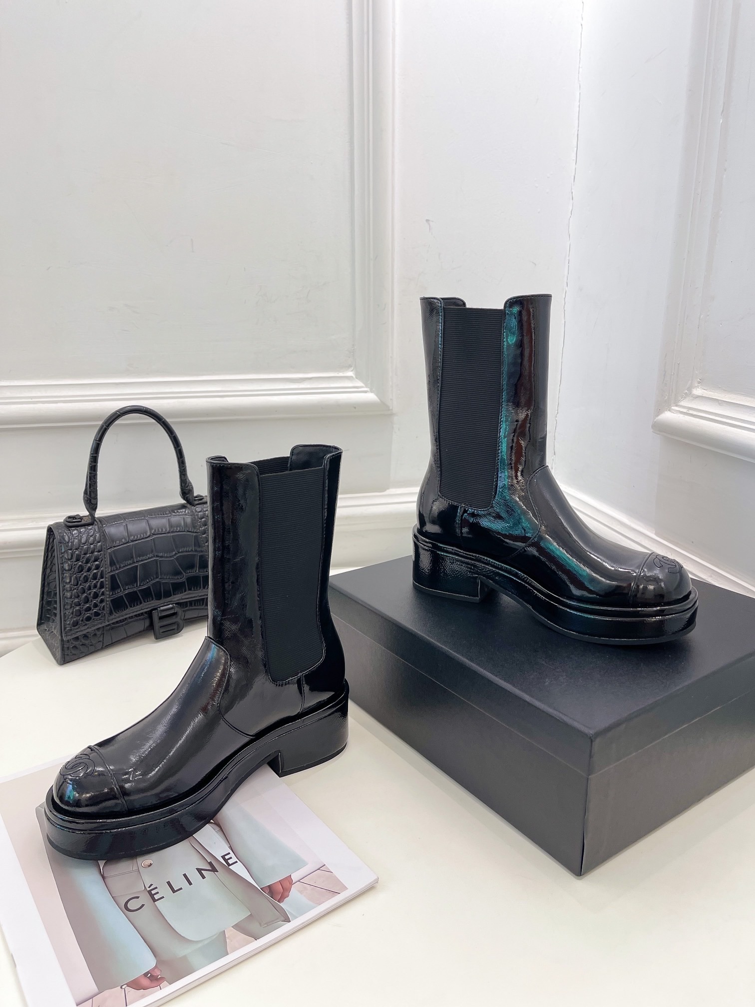 Women C*hanel Top Boots Maikesneakers