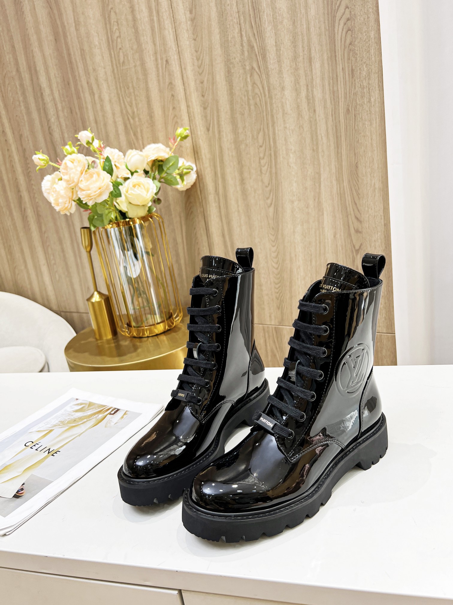 Women L*ouis V*uitton Top Boots Maikesneakers