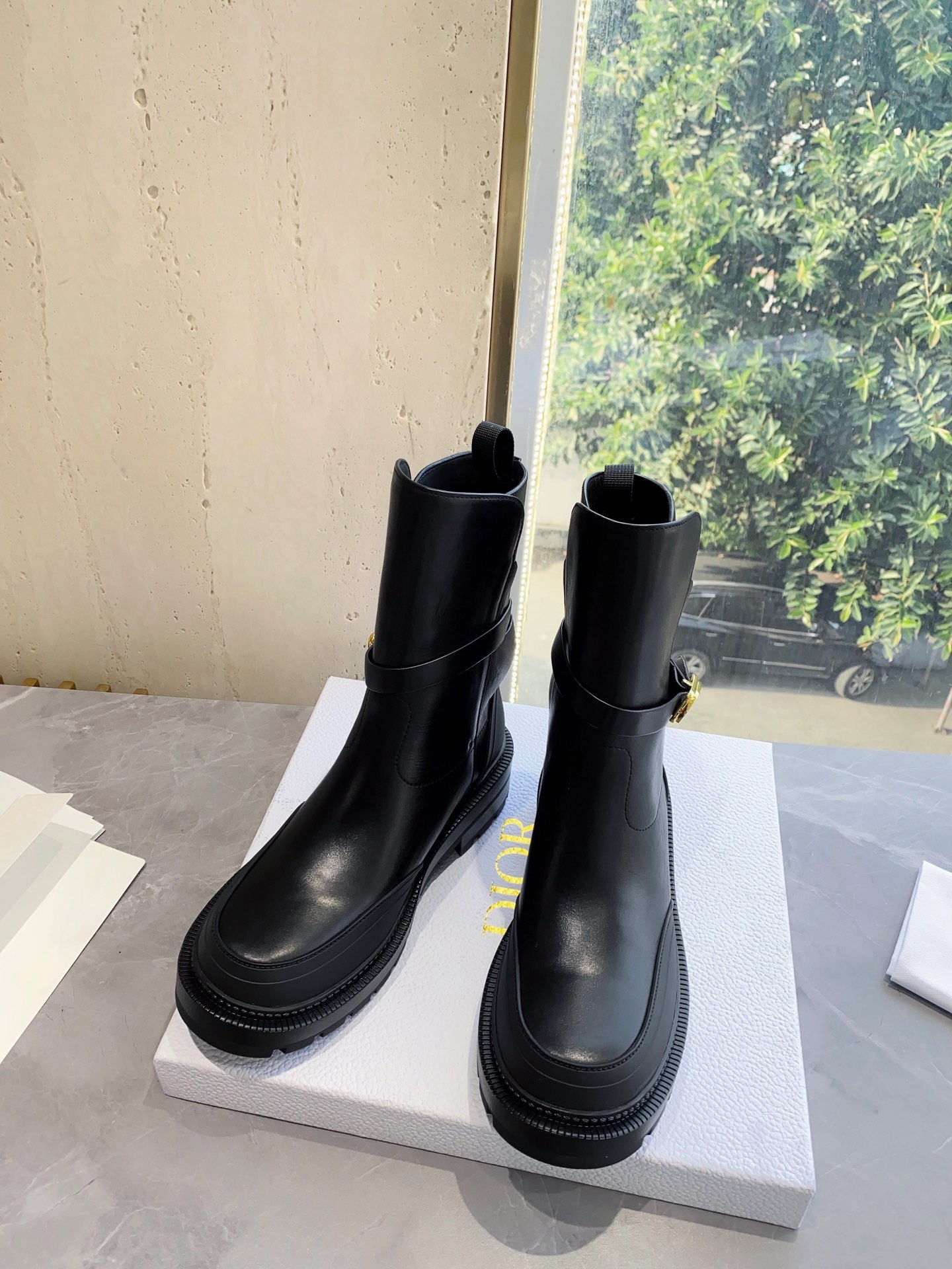 Women D*ior Top Boots Maikesneakers