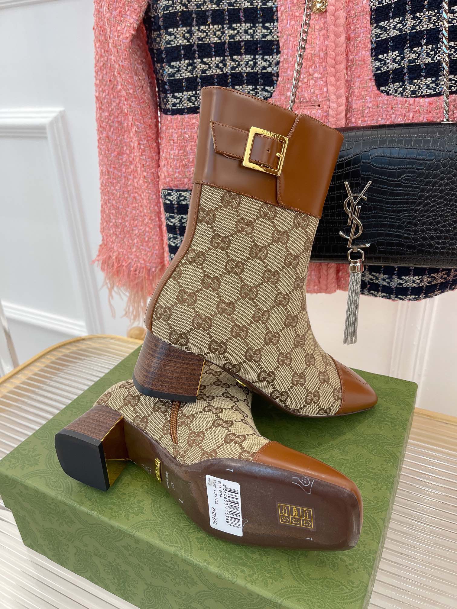 Women G*ucci Top Boots Maikesneakers