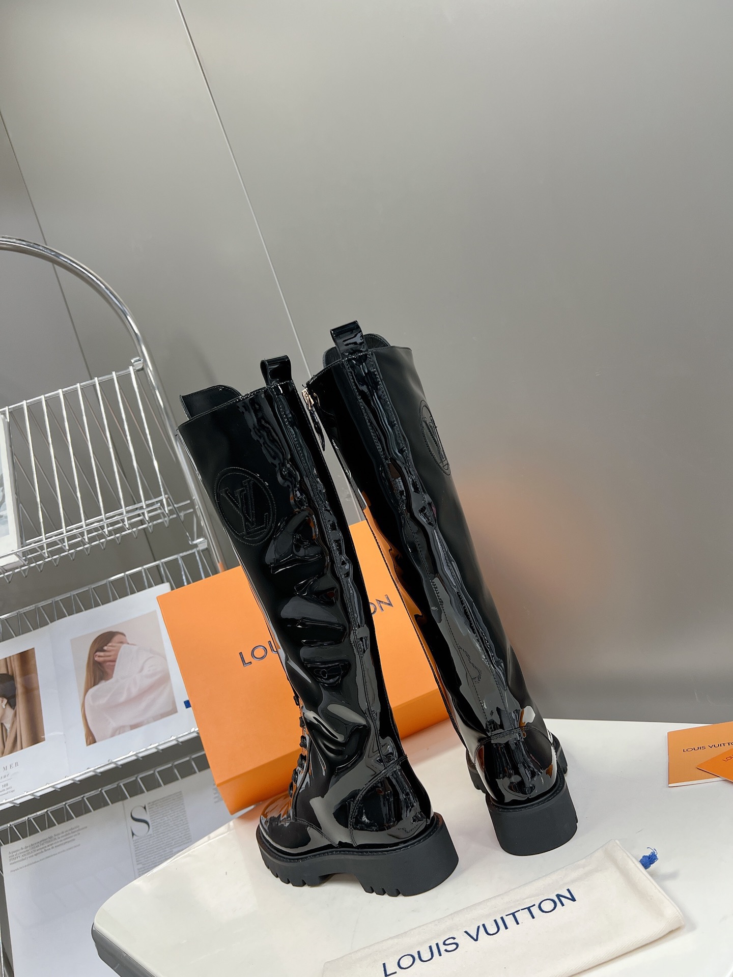 Women L*ouis V*uitton Top Boots Maikesneakers