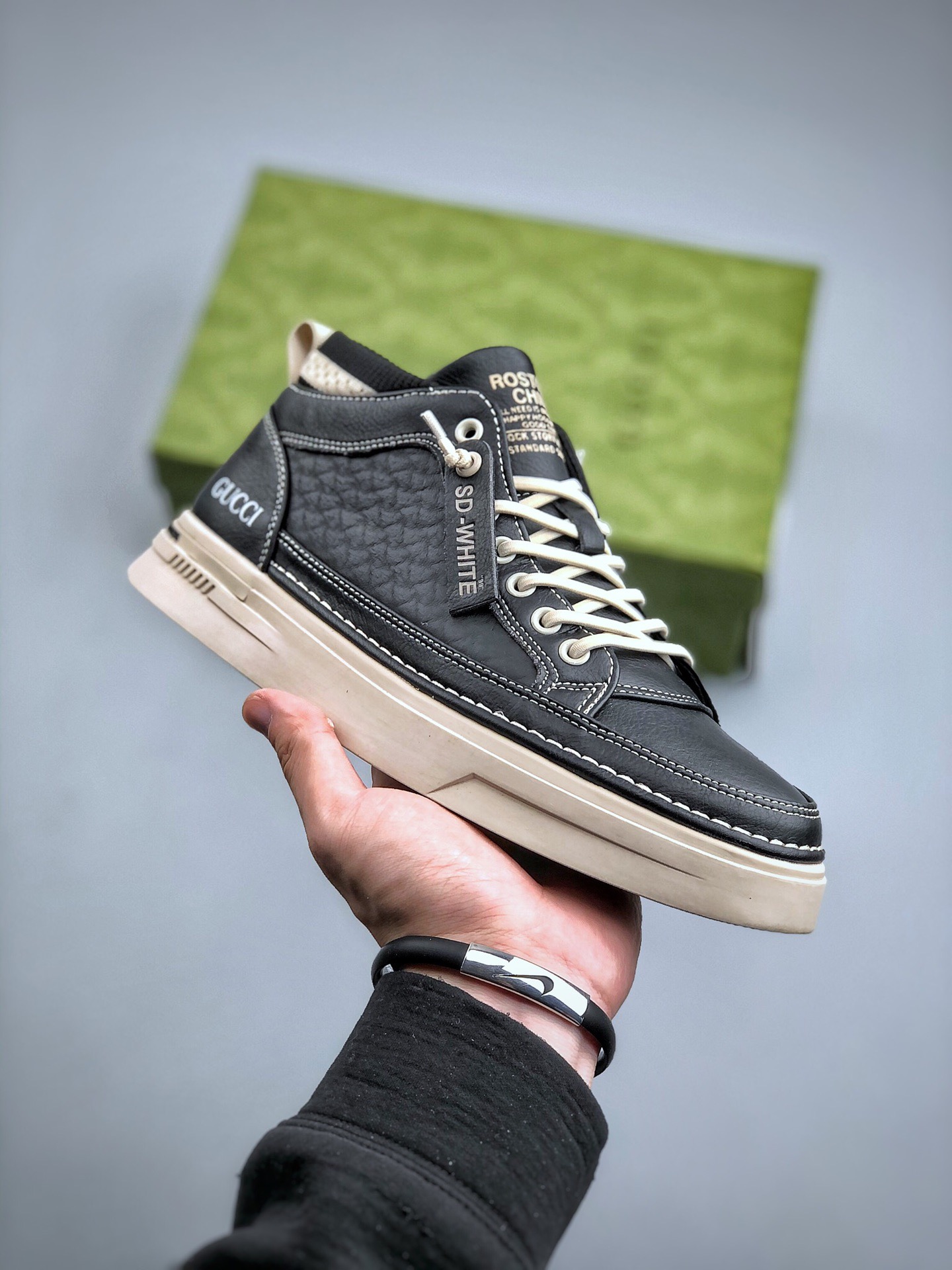 Men G*ucci Top Sneaker