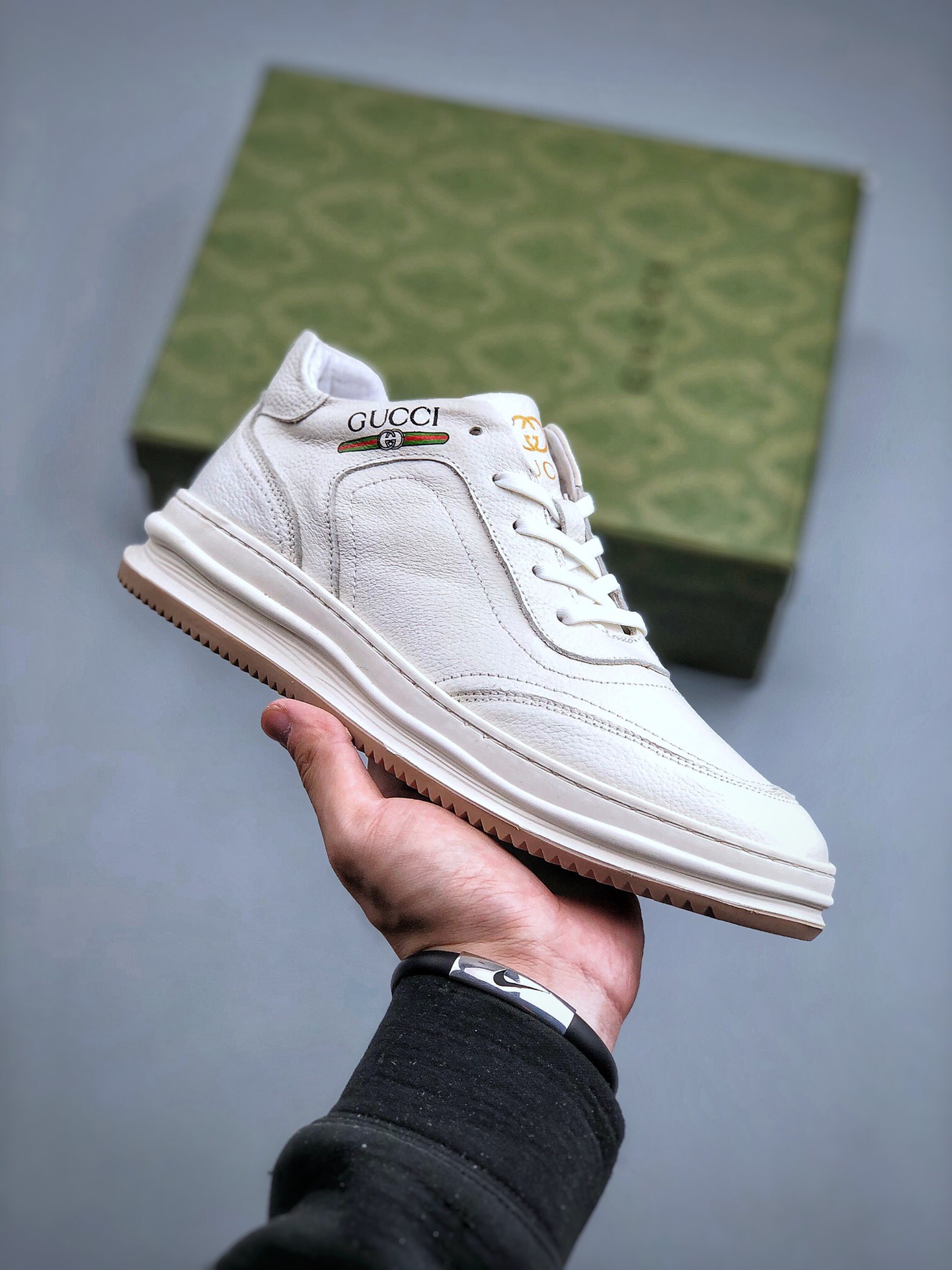 Men G*ucci Top Sneaker