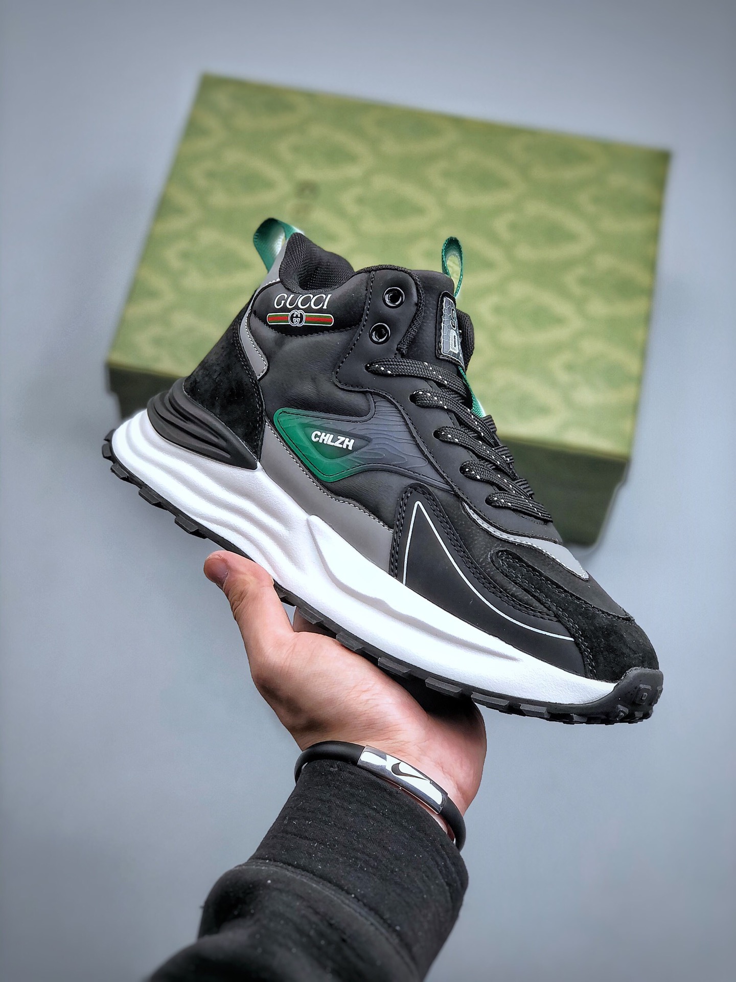 Men G*ucci Top Sneaker