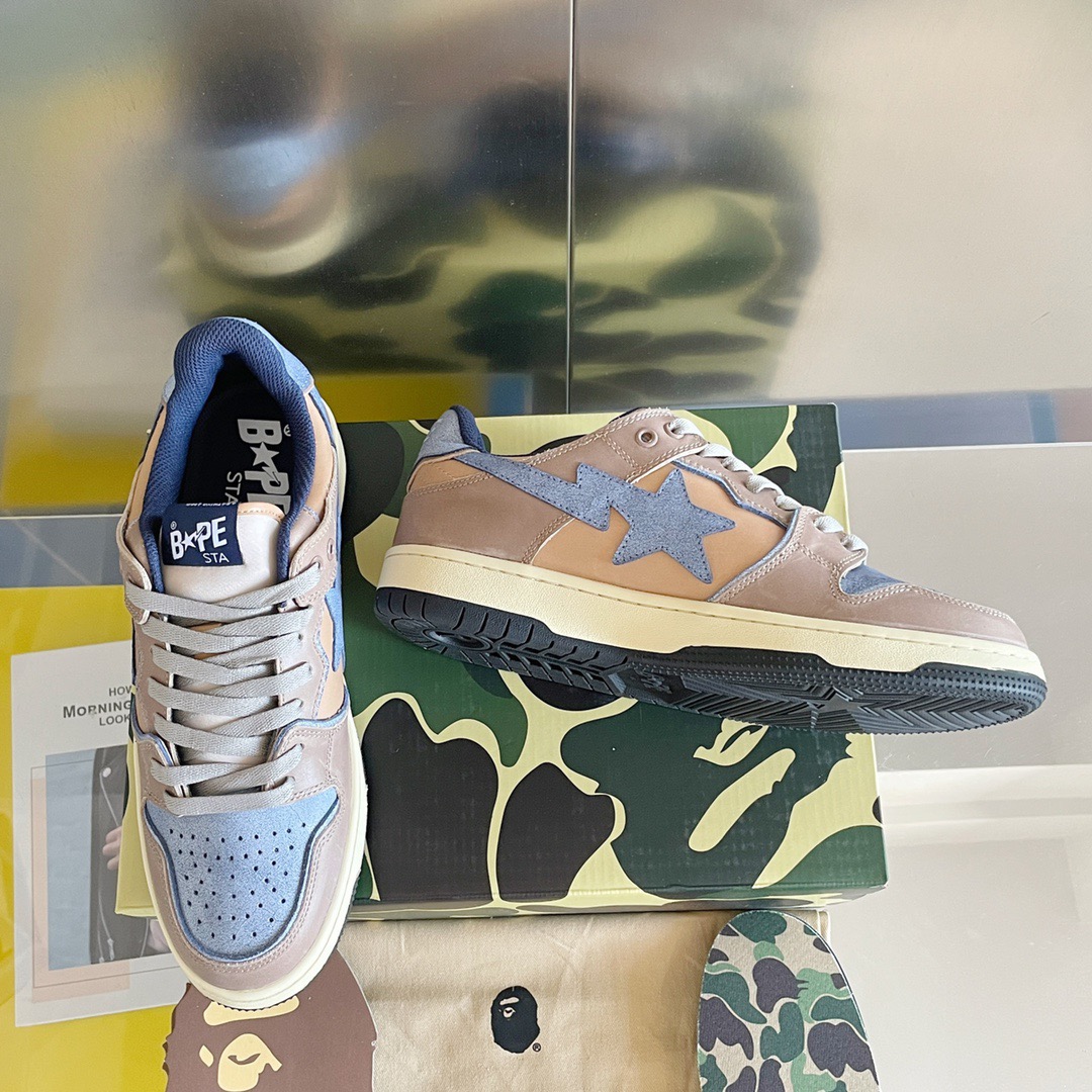 Men Women B*ape sta low Top Sneaker
