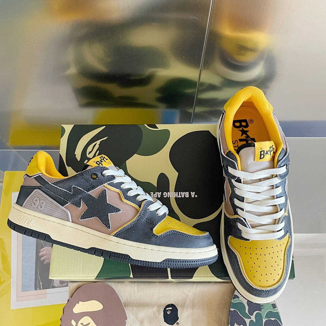 Men Women B*ape sta low Top Sneaker