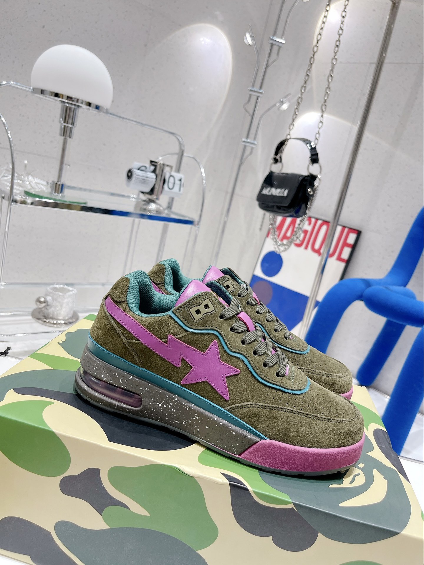 Men Women B*ape sta low Top Sneaker