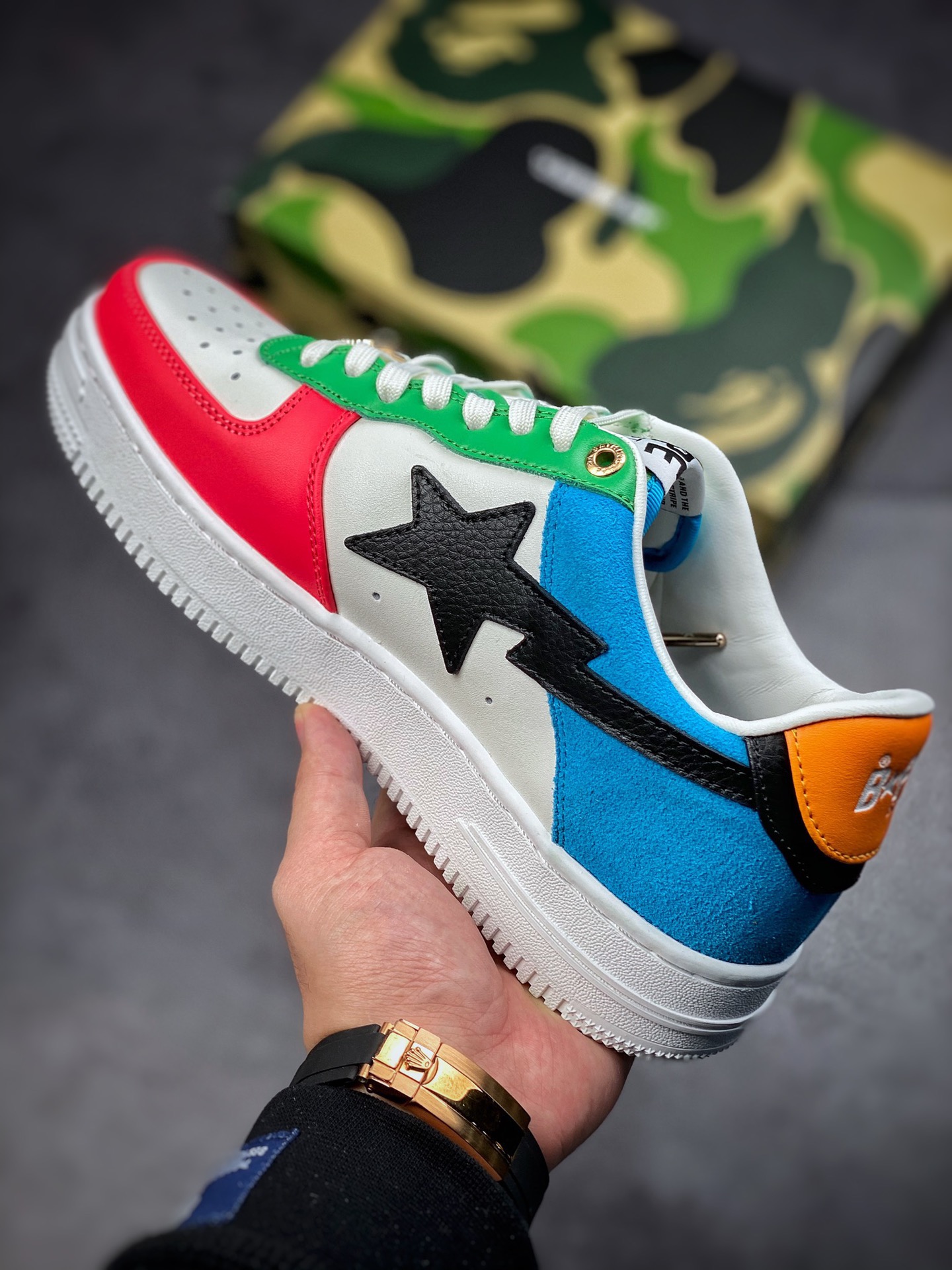 Men Women B*ape sta to low Top Sneaker