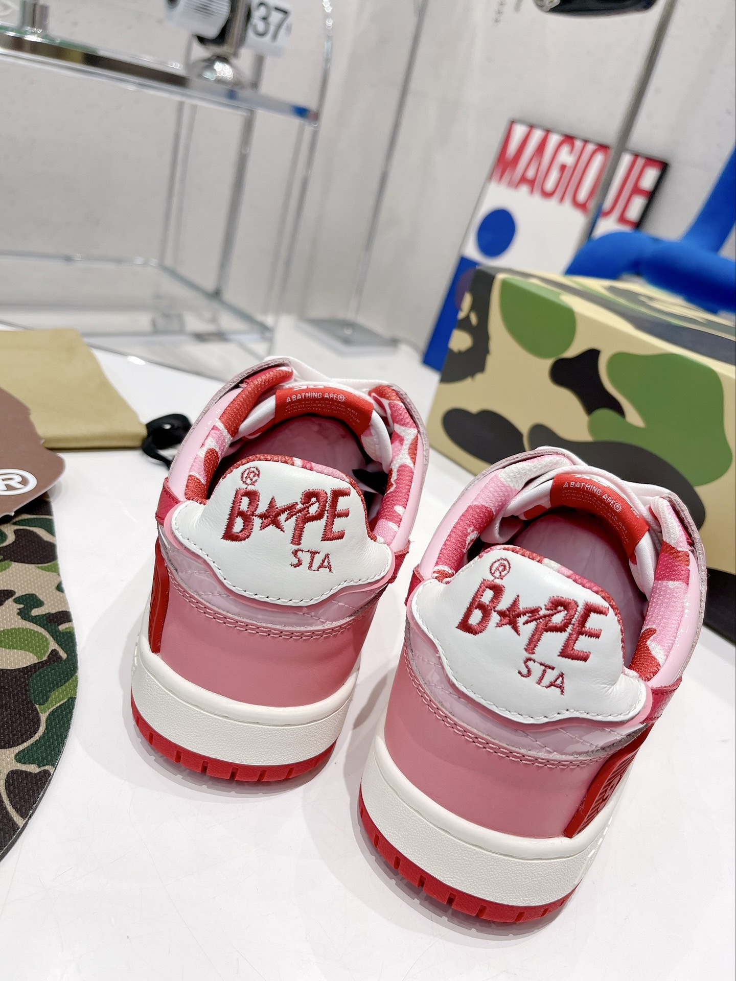 Men Women B*ape sta to low Top Sneaker