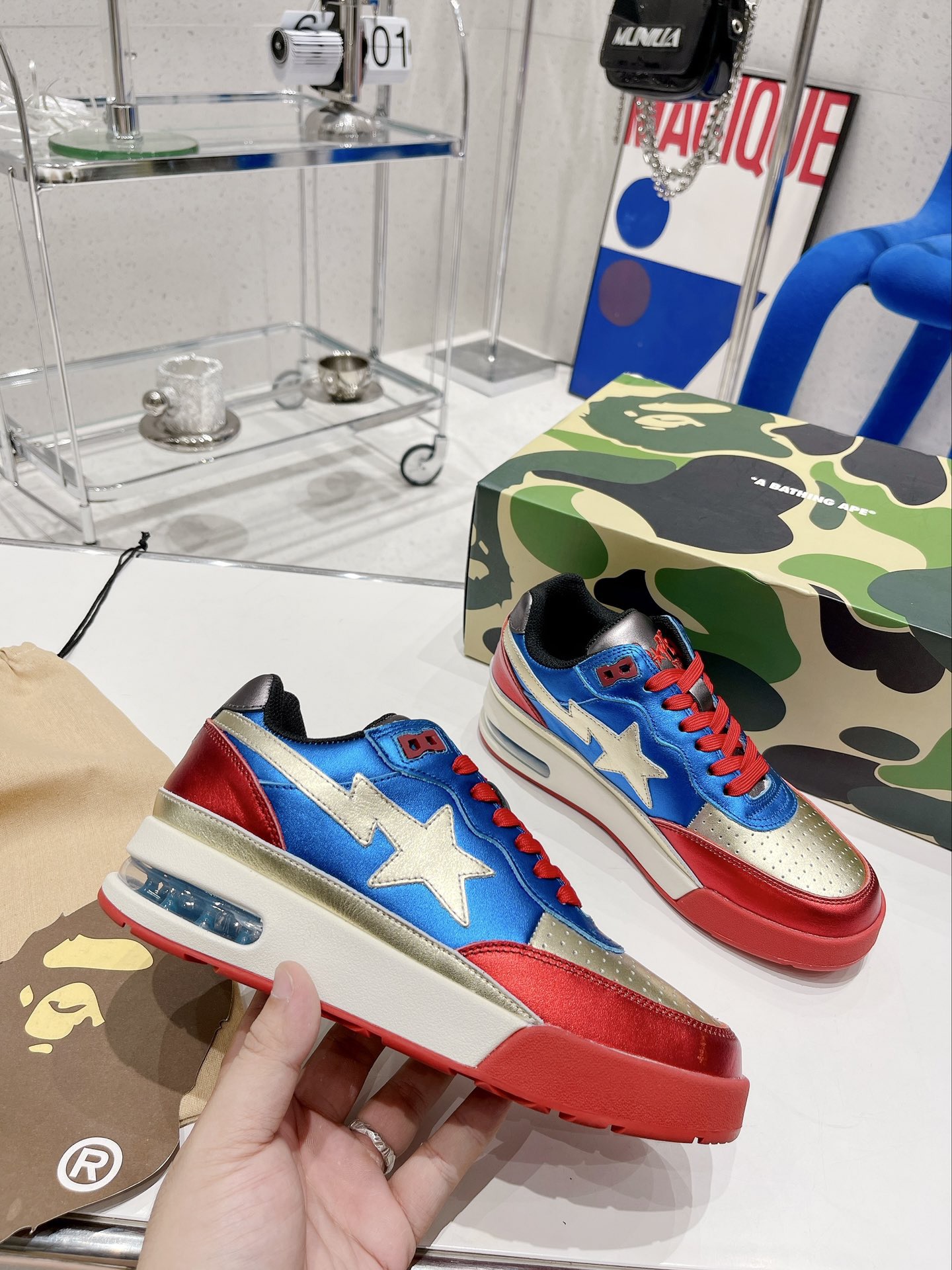 Men Women B*ape Top Sneaker