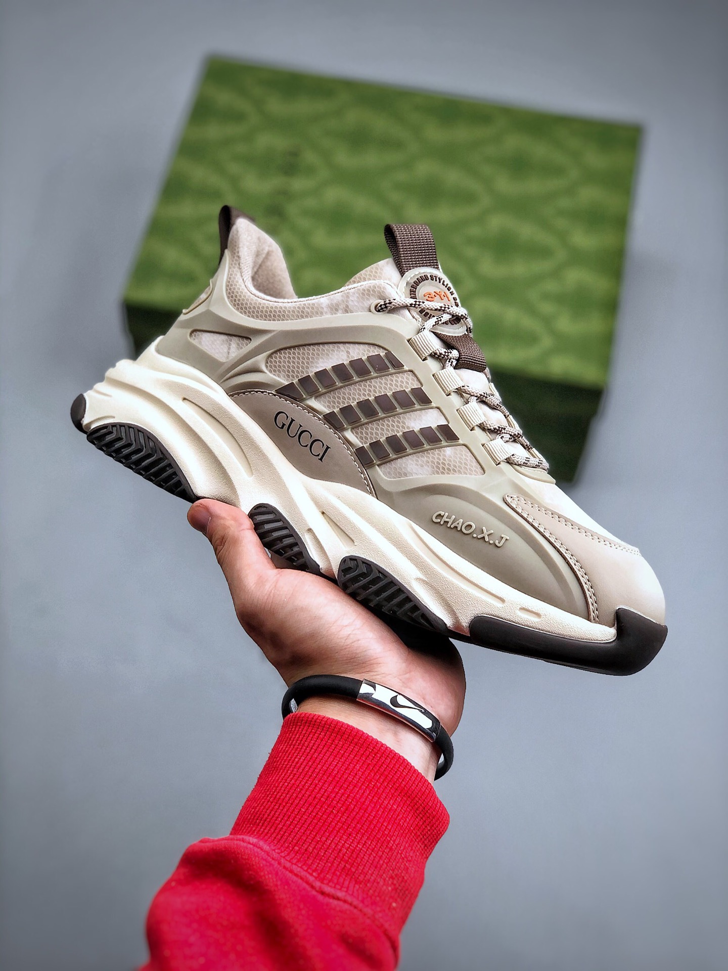 Men G*ucci Top Sneaker