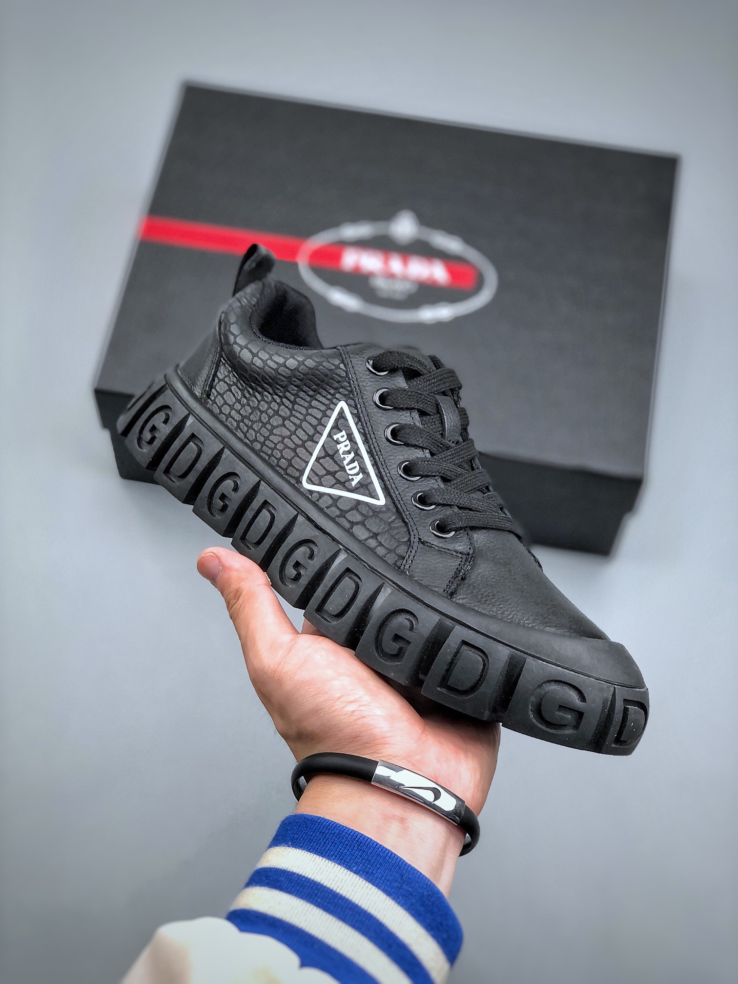 Men P*rada Top Sneaker （ ）