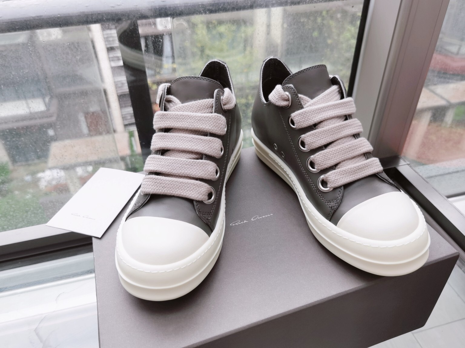 Men Women R*ick O*wens Top Sneaker