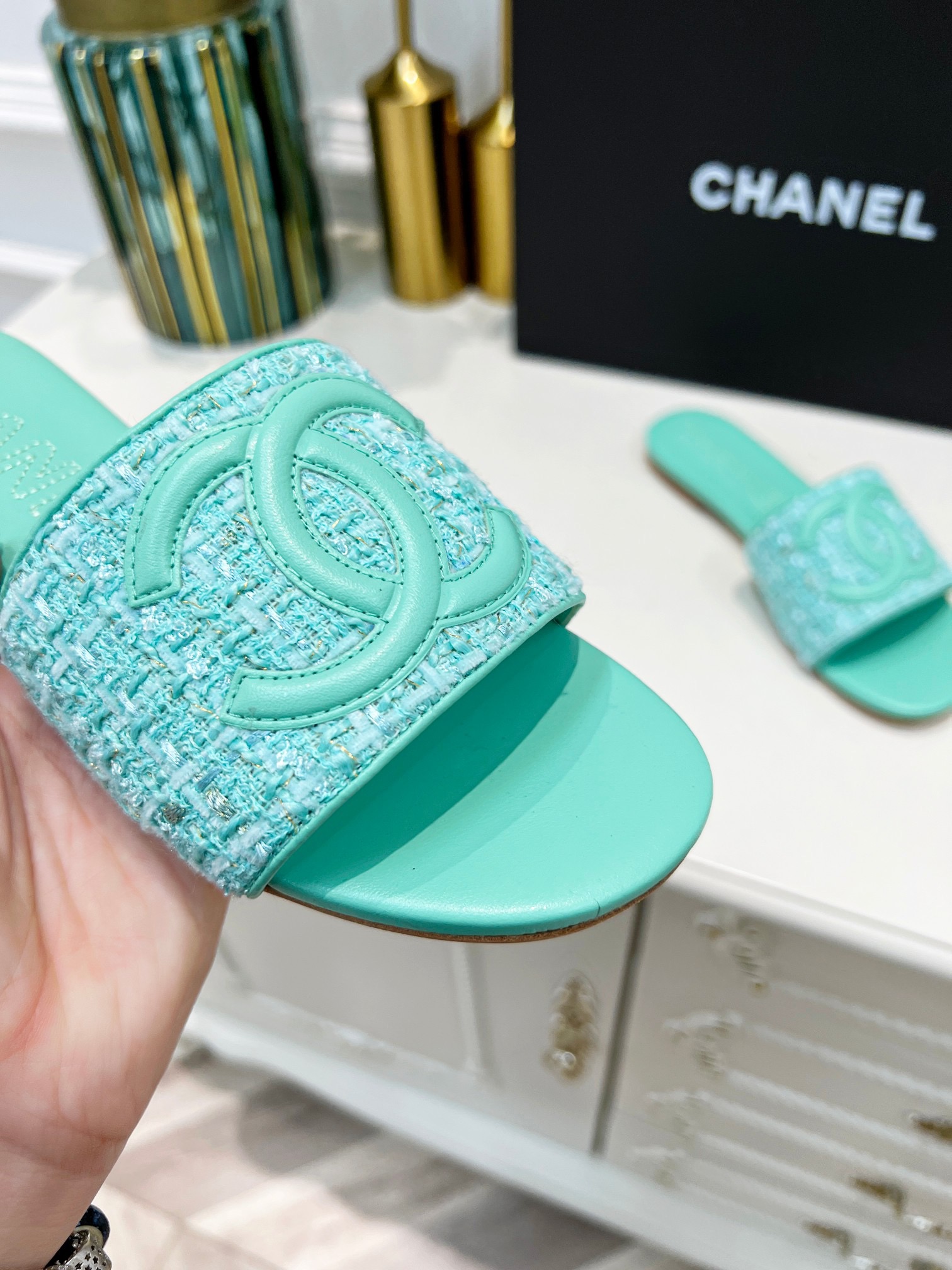 Women C*hanel Top Sandals