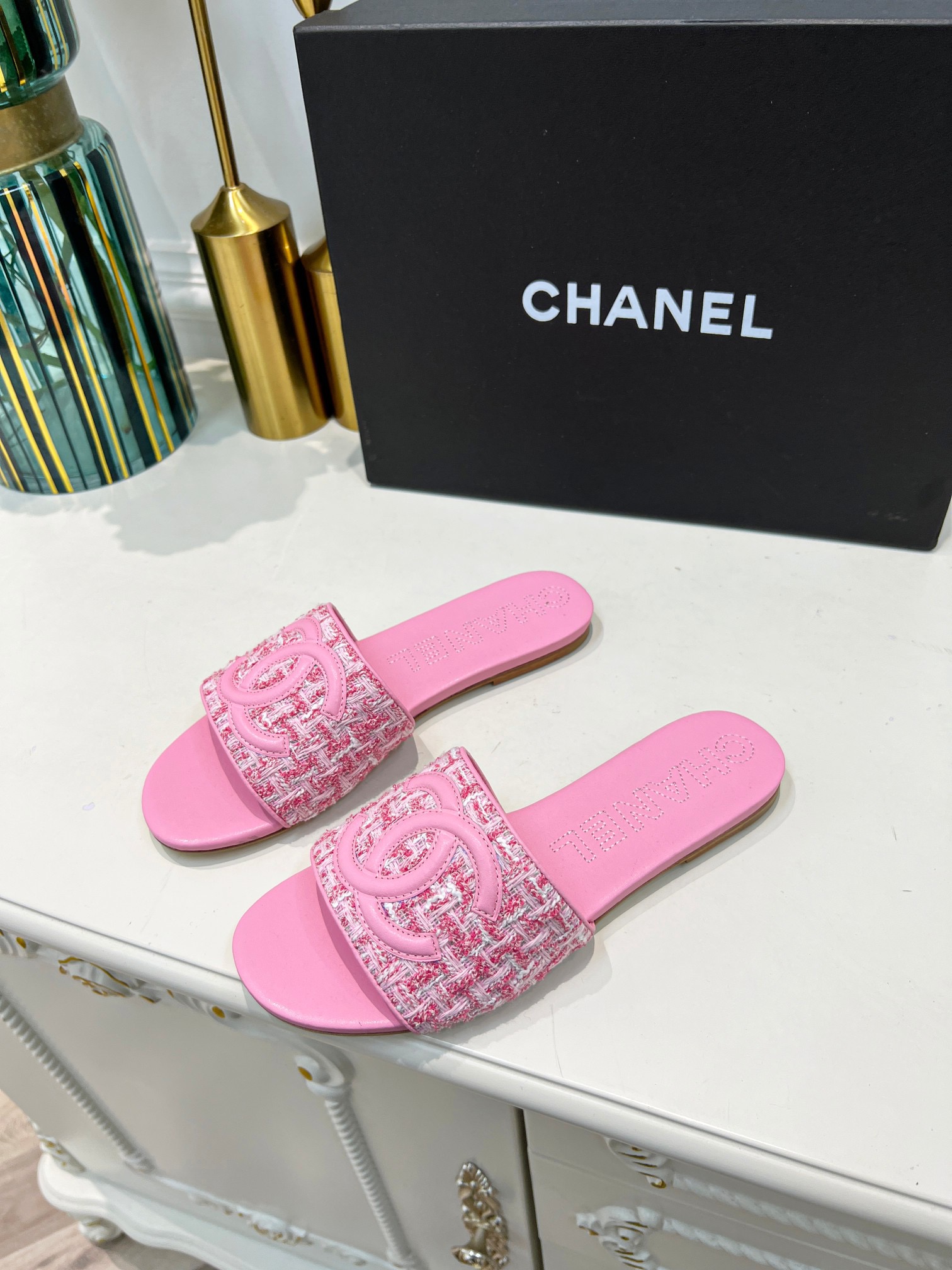 Women C*hanel Top Sandals