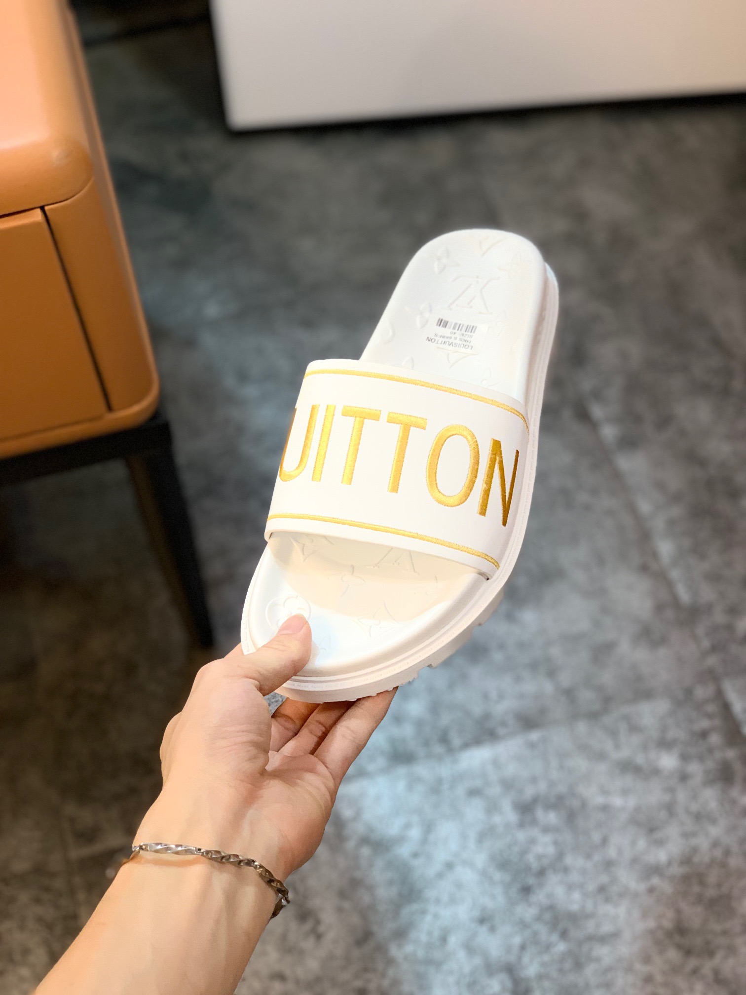 Men L*ouis V*uitton Top Slippers