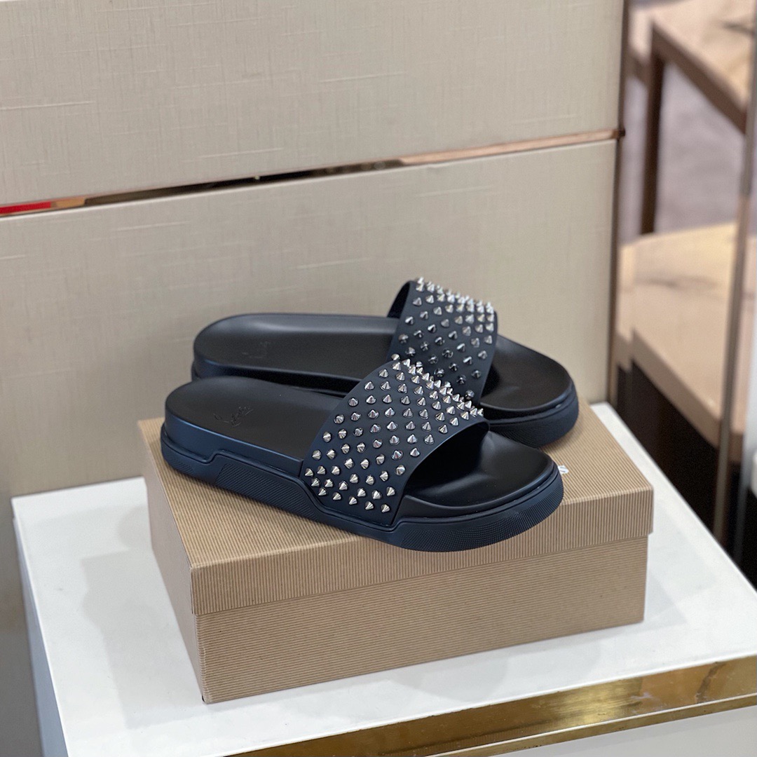 Men C*hristian L*ouboutin Top Quality slippers