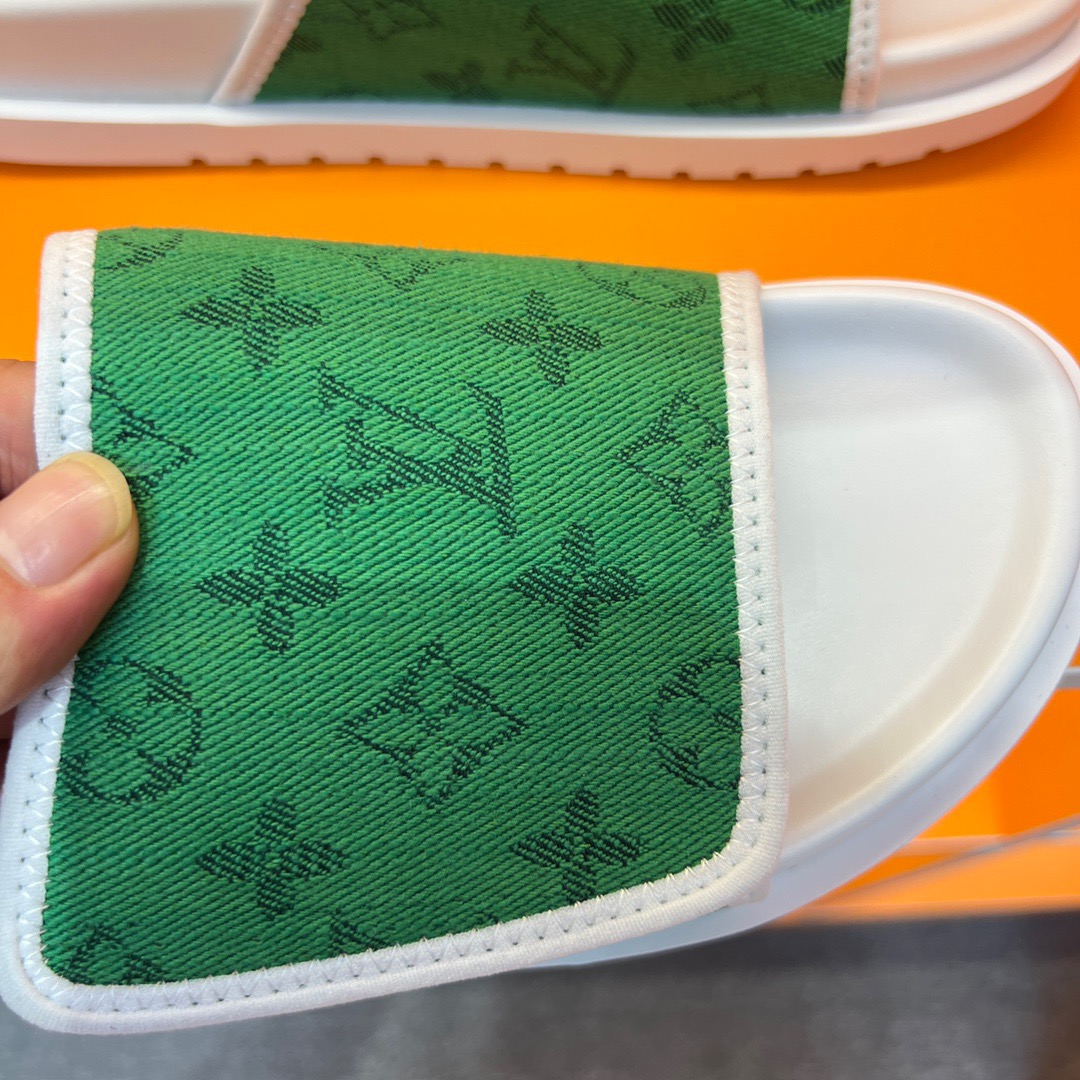 Men L*ouis V*uitton Top Slippers