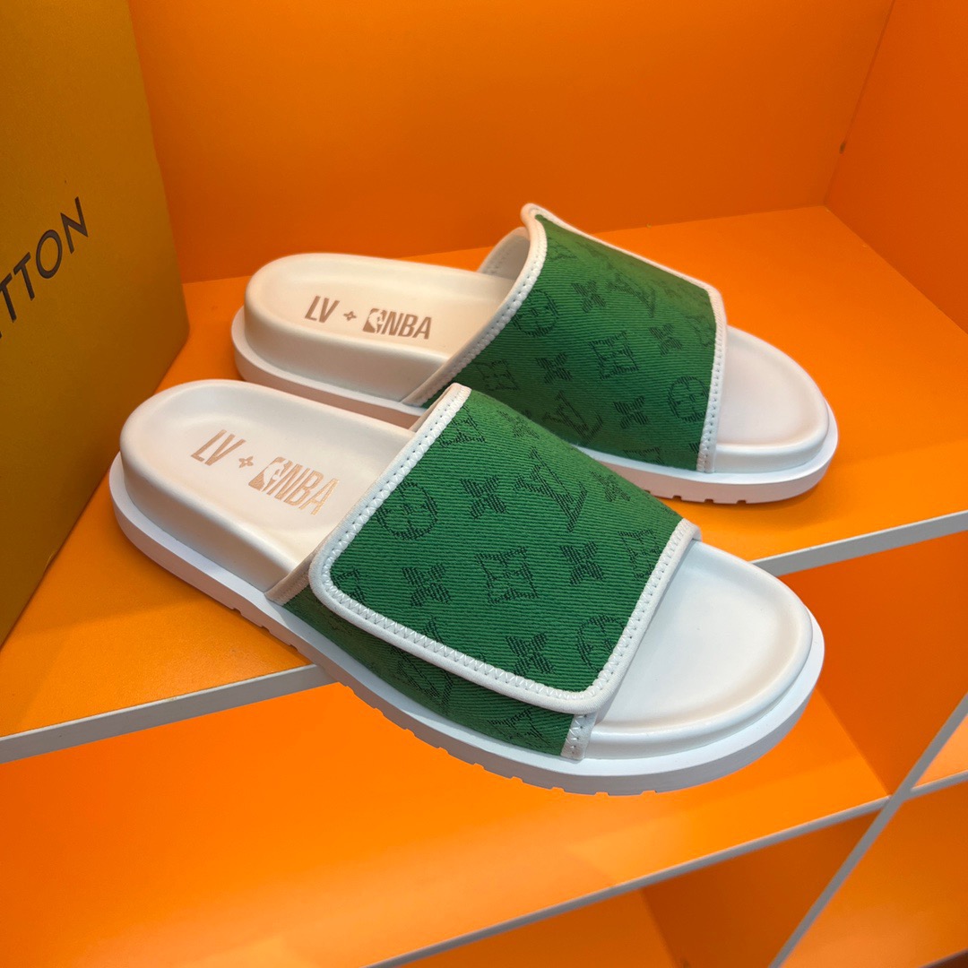 Men L*ouis V*uitton Top Slippers